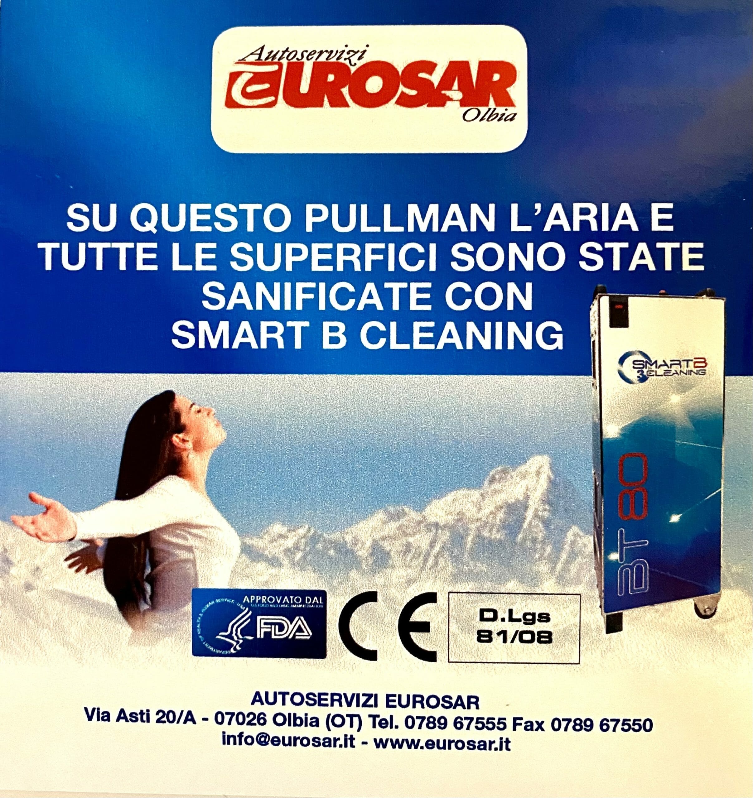 Sanificazione autobus Eurosar